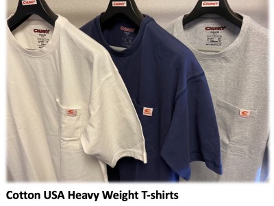 サステナブル素材Cotton USA を使用したHeavy Wight Tシャツです。OEM生産対応します。
