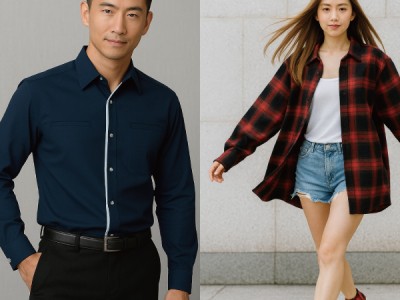 カジュアルもきっちりも！シャツ色々出来ます！！