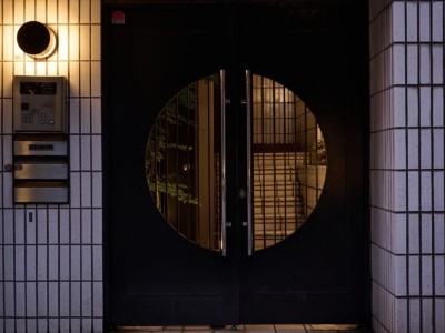 会社入り口風景