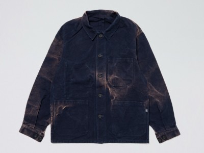 Canvas Jacket with a Sun-Faded Finish Inspired by Natural Aging